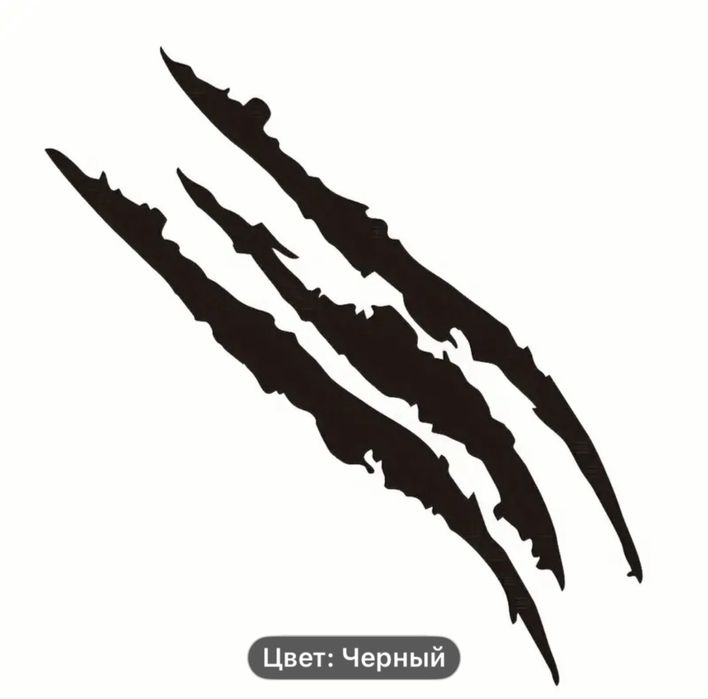 Наклейка на автомобиль «Когти»