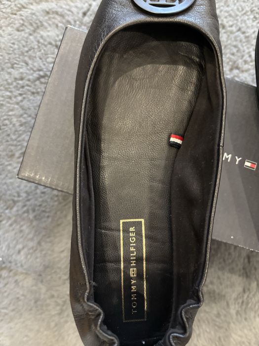Кожени пантофки Tommy Hilfiger - Като НОВО
