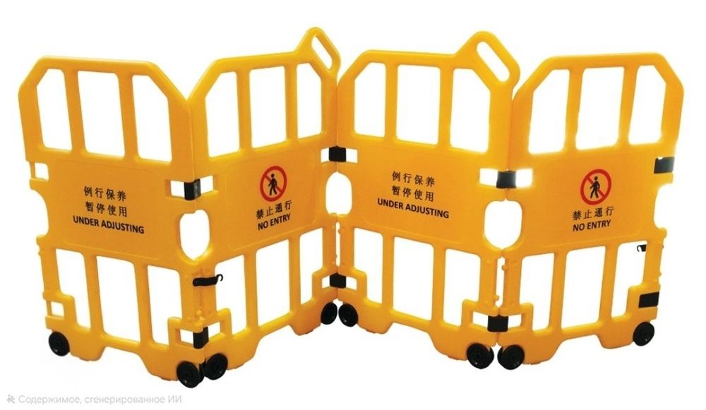 Пластиковое ограждение NO ENTRY — 200$, первые руки