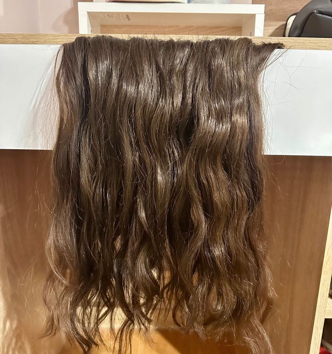 Напълно естествена коса- 200 грама,55 см