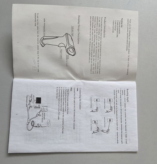 Продам ручной сканер штрих кодов