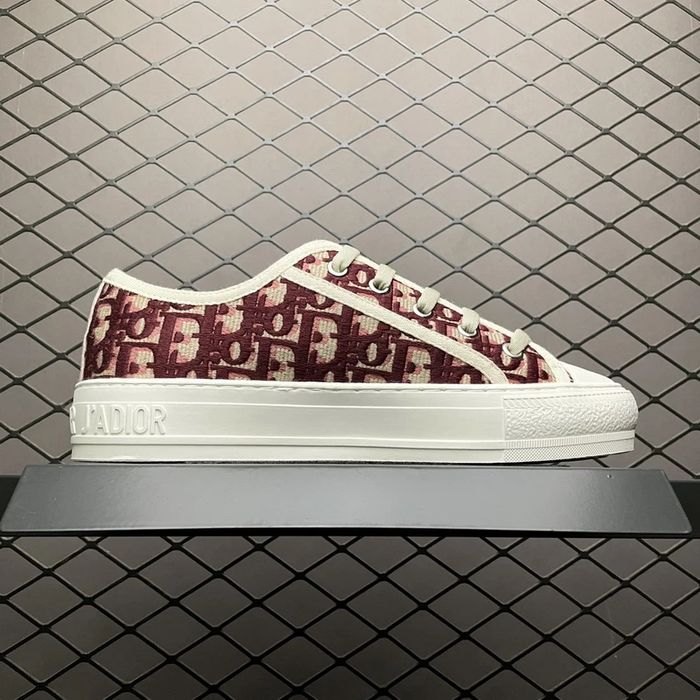 CD Walk N Dior Oblique Red Canvas