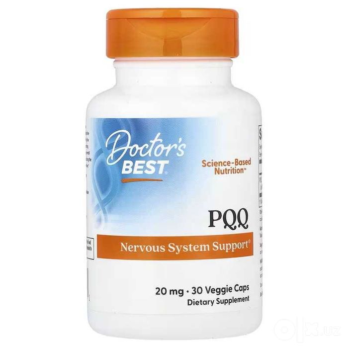 Doctor's Doctors Best PQQ с BioPQQ, 20 мг, 30 вегетарианских капсул