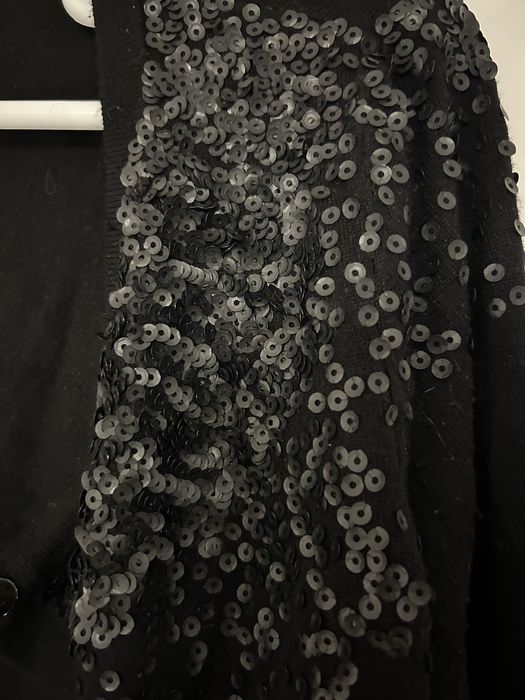 Pulover negru cu paiete