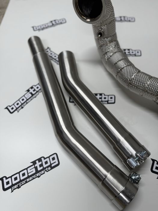 Audi RS S / VW Golf R – BOOSTBG Downpipes и Intercooler Wagner