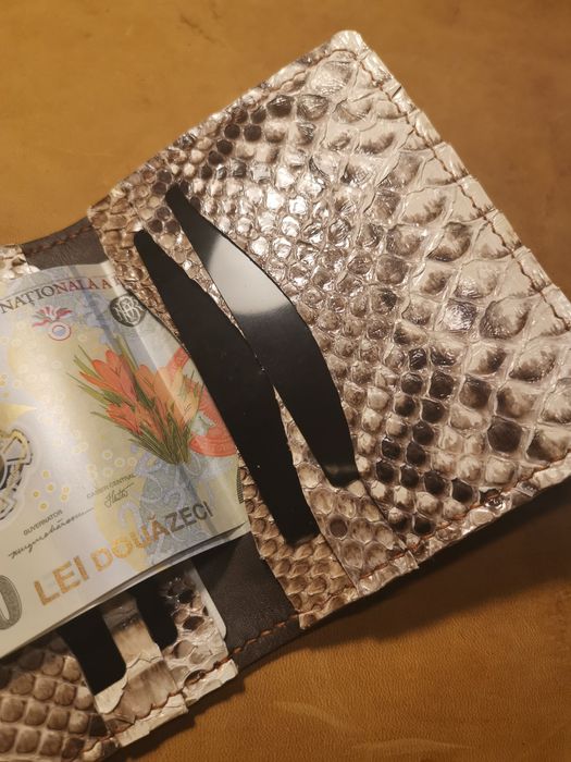 Portofel minimast piele piton