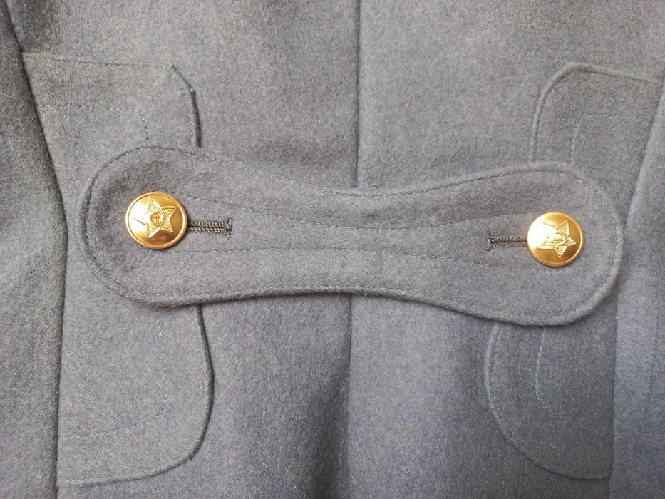 Военный парадный офицерские шинель.  Бонус  парадный ремень