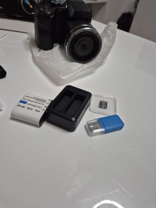 Промо Цена!NBD 64MP.   5K .цифров фотоапарат с автофокус, WiFi и управление чрез приложение,