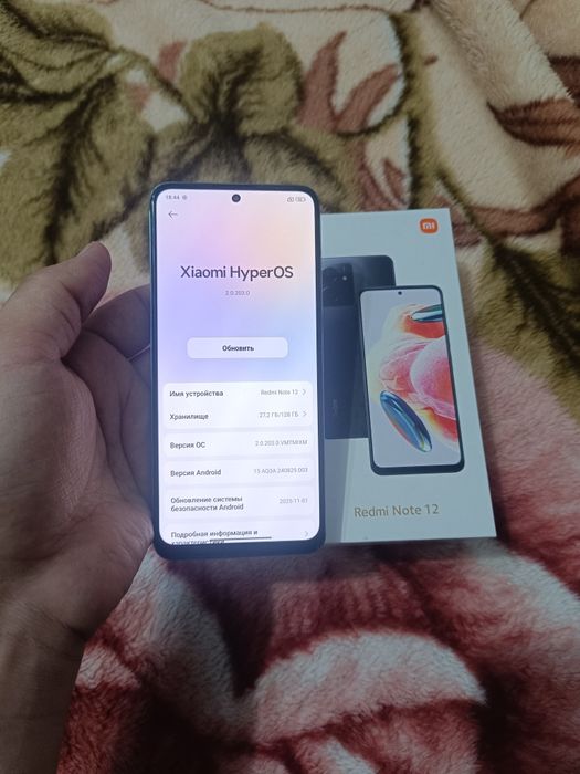 Xiaomi Redmi Note 12 12/128GB Green Original Igravoy Karobka Yaxshi