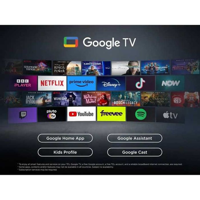 Телевизор 65/55 TV 65C6K QD-Mini LED 4K HDR Google TV smart-TV