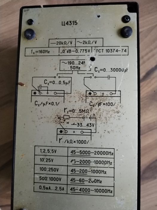 Aparat de măsură rusesc Z4315