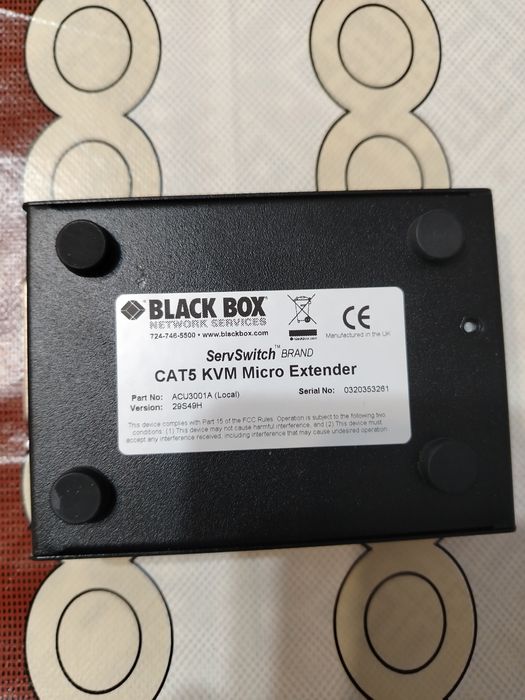 CAT5 KVM Extender remote și local