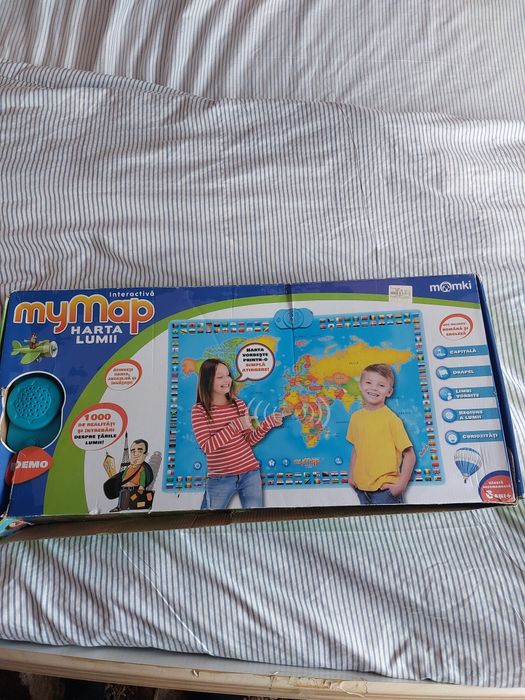 Harta lumii interactiva pt copii