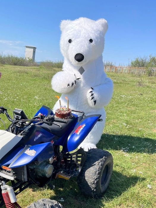 Костюм бяла мечка