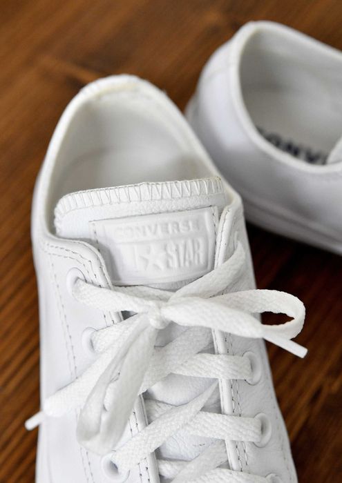 Бели кецове Converse - кожа 39 номер