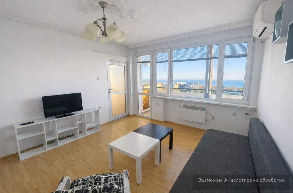 Дава се под наем Двустаен апартамент в Варна, Чайка - 70 кв.м за 448.8 € - Снимка #1