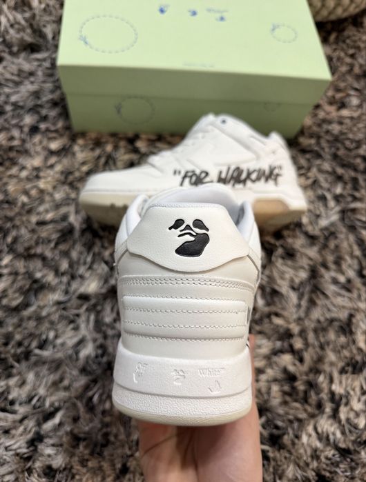 Adidasi off white albi low top