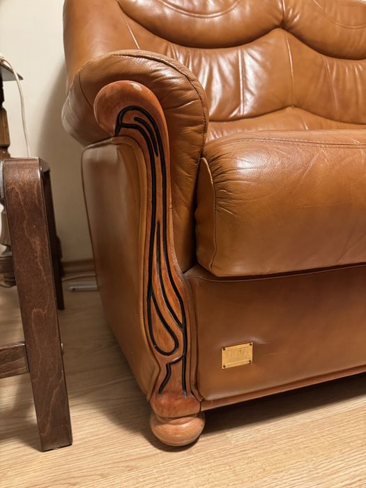 Canapea piele tip coltar