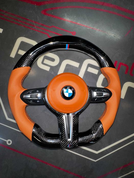 Volan M BMW CARBON / LED / Vibratii / Incalzire / DISTRONIC! SERIA F/E