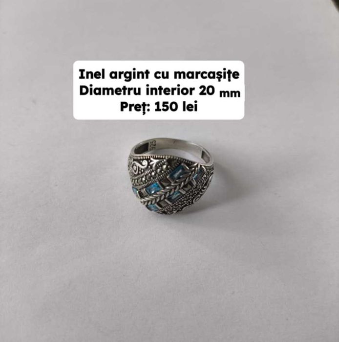 Inele cercei bratari argint  marimi pretul si marimile sunt pe poze