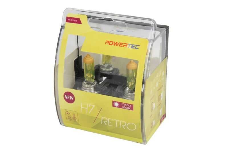 M-TECH халогенни крушки H1 H3 H4 H7 жълта светлина 3200К