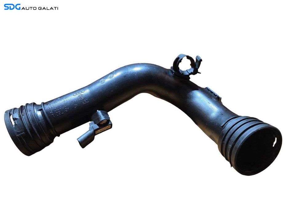 Conducta Tub Tubulatura Admisie Aer cu Senzor Skoda Octavia 2 2.0 TDI BKD 2004 - 2013 Cod 1K0145762L 1K0145770D 038906051C 0281002401 [N4528]