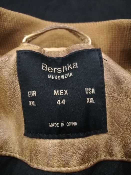 Мъжко кожено яке Bershka