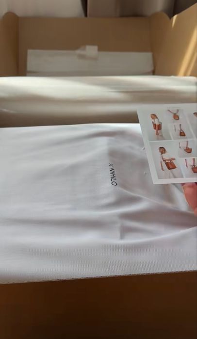 Geanta X Nihilo The Eight Tan Bag – Bucket Bag