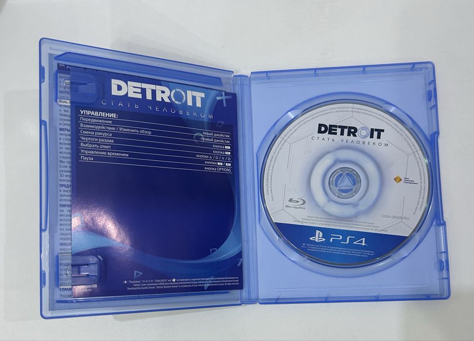 Диски Ps4 spiderman detroit