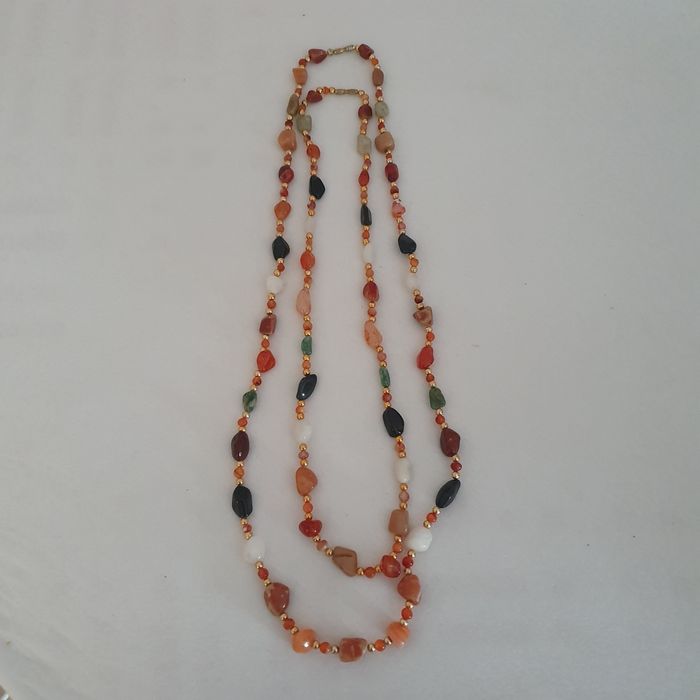 Colier agate naturale