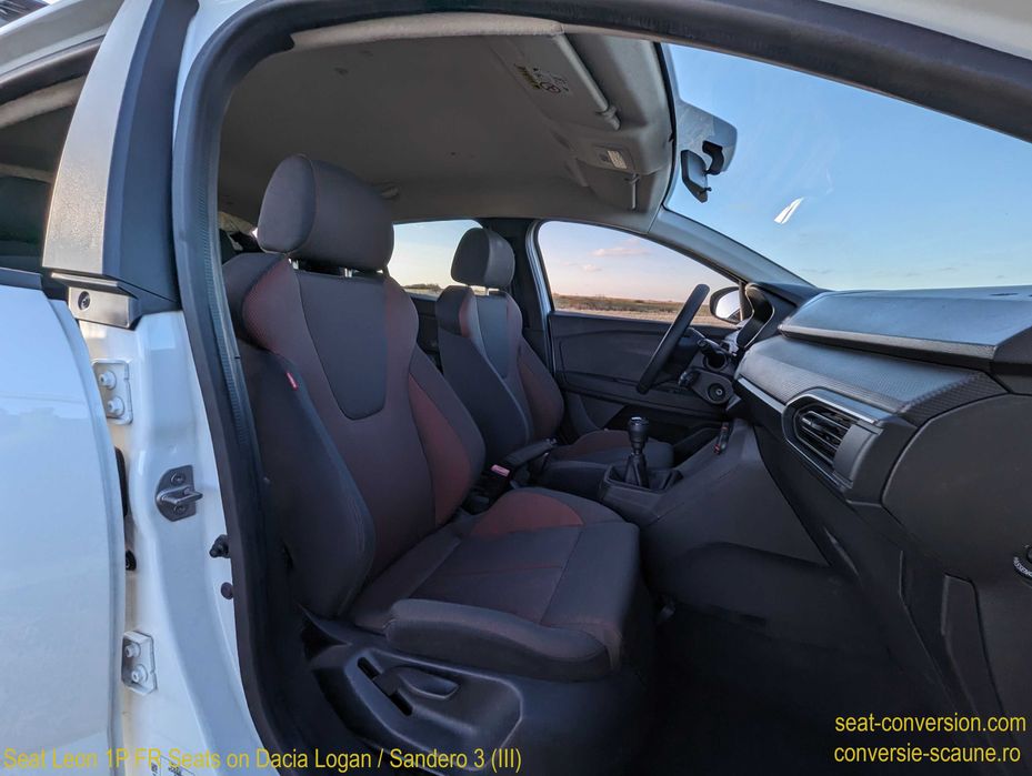 Sistem adaptare scaune de Leon 1P FR pe Logan Sandero 3 III 2020 +
