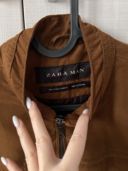 Мъжко яке ZARA от велур