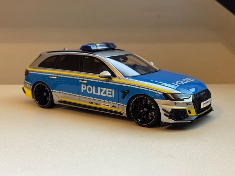 Macheta Audi ABT RS4-R Polizei 1:18 GT Spirit GT817