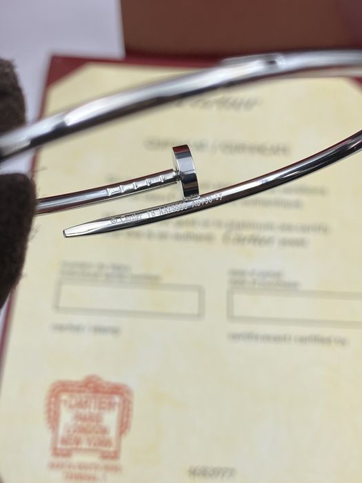 Brățară Cartier Juste un Clou Small 16 White Gold 750 Diamond cu cutie