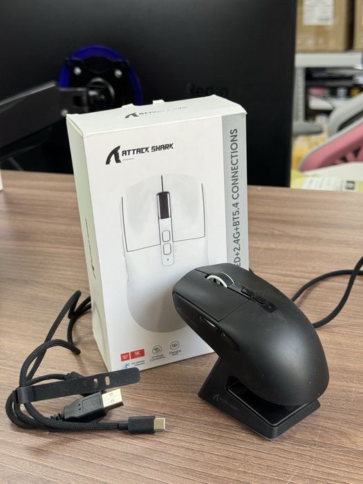 Мышь Attack Shark X6 черный