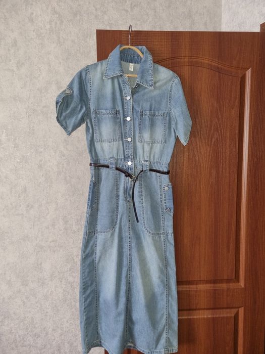 Джинсовое платье