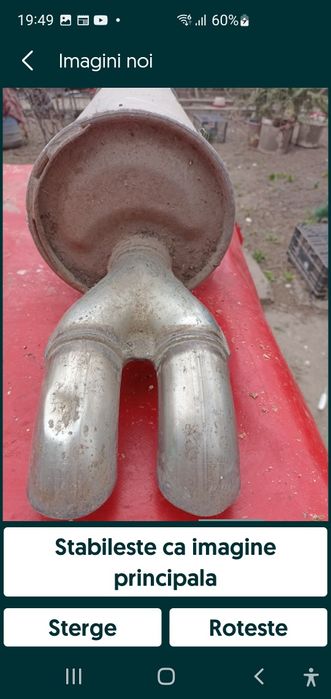 Vând eșapament audi și portbagaj