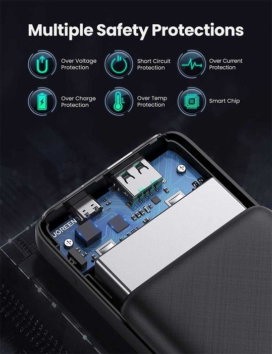 Преносима батерия външно зарядно 10000 mAh