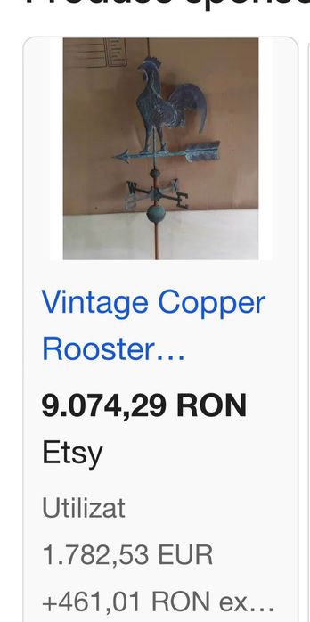 Girueta cupru vintage