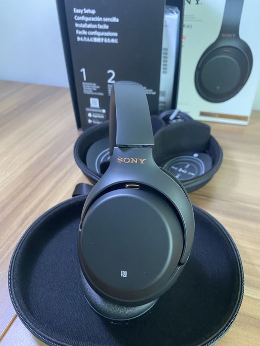 Stereo Headset Sony, Wireless, WH-1000X M3, Black, Desigilat