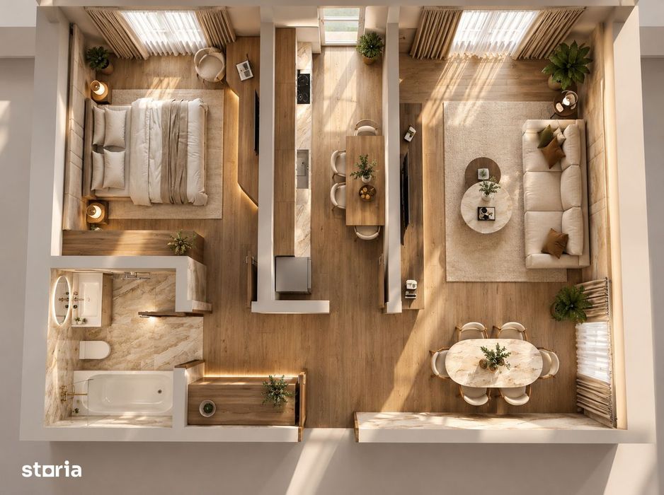 2 Camere | Comunitate Privată | Parc Privat pentru Rezidenți