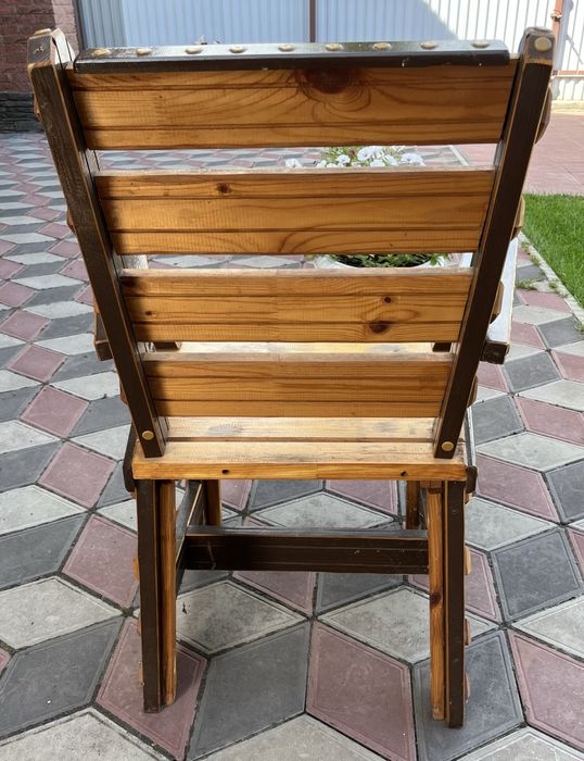 Стул деревянный, самодельный