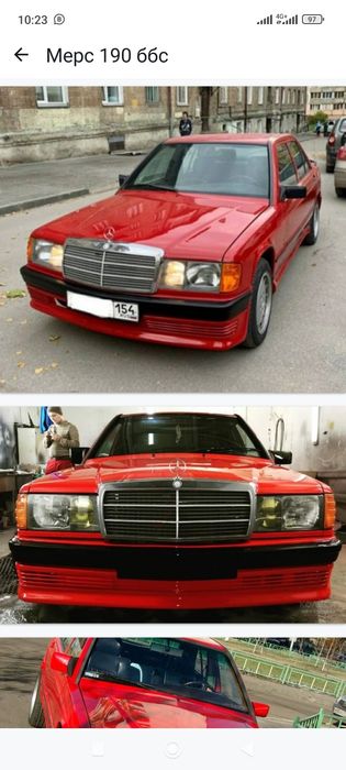 Mercedes-benz w190 201 BBS AMG передний бампер задний бампер пороги