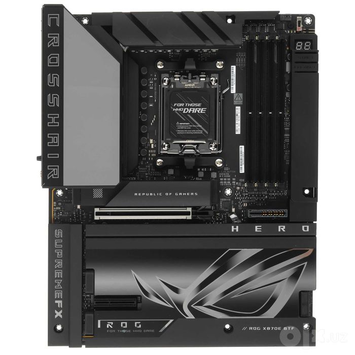- Материнская плата Mb Asus Amd AM5 ROG CROSSHAIR X870E HERO BTF DDR5
