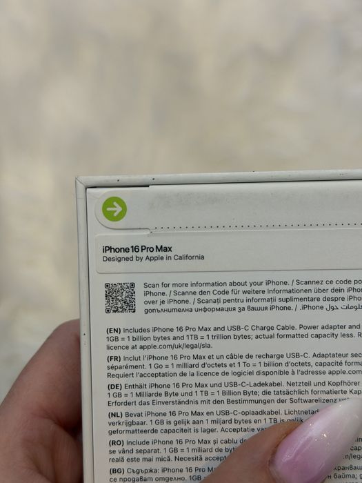 Iphone 16Pro Max ,natural titanium 256GB