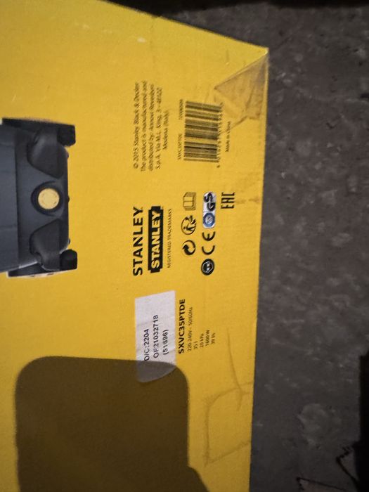 Промышленный пылесос Stanley SXVC35PTDE