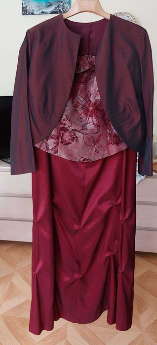 Rochie lunga de ocazie, de seara, de gala, de petrecere
din 3 piese