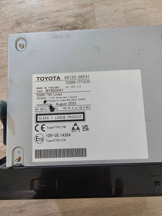 Автомагнитола от Тойота