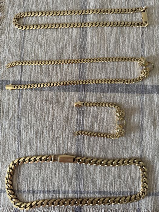 Lant si bratara 14 k cuban