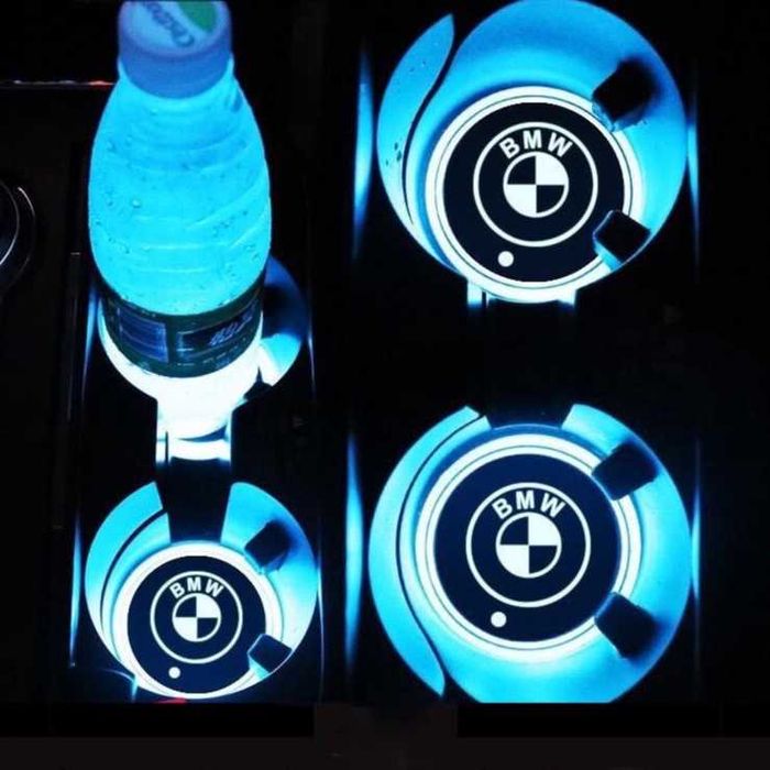 2бр. LED Анти-слип подложки BMW E46 E90 E60 F30 E39 F10 F20 E87 E36 X1